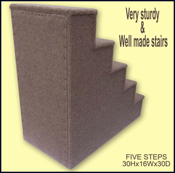 Dog Steps. Doggy Stairs.pet Furniture Dogs Furniture. 30 Inches Tall Wooden Dog Steps Pet Stairs Etsy