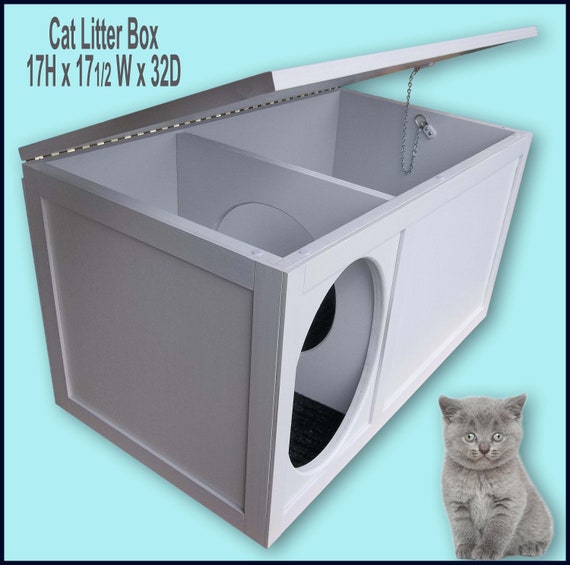 Cat Litter Box Etsy