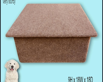Doggy step in Beige color. Pet furniture. Puppy steps. Dogs furniture.Pet Supplies. Disabled dogs, Dog items.