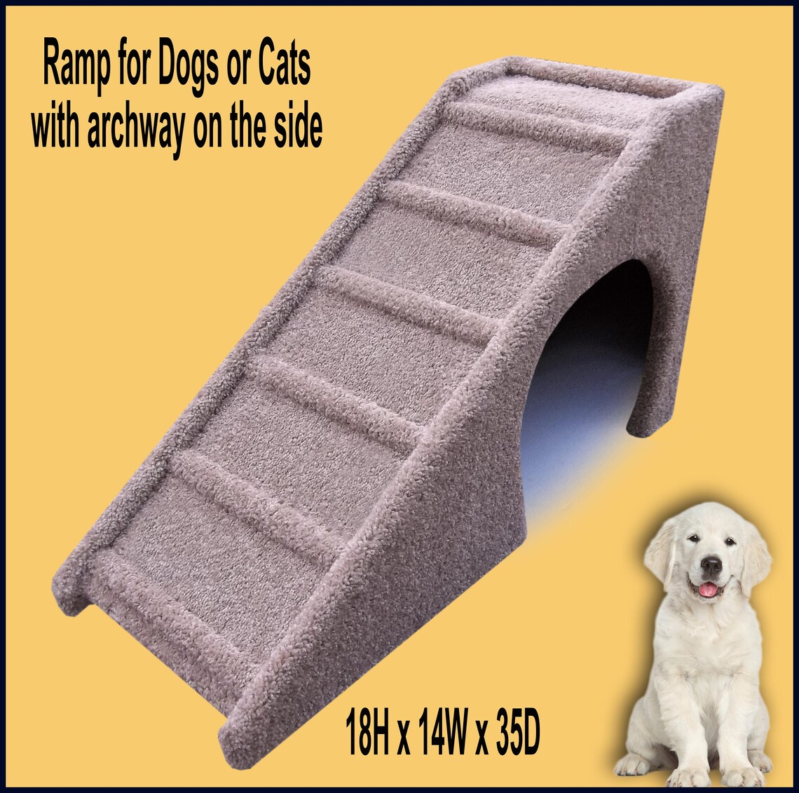 Dog Ramp Pet Ramp for Dog With Opening on the Side. Dog Ramp Etsy