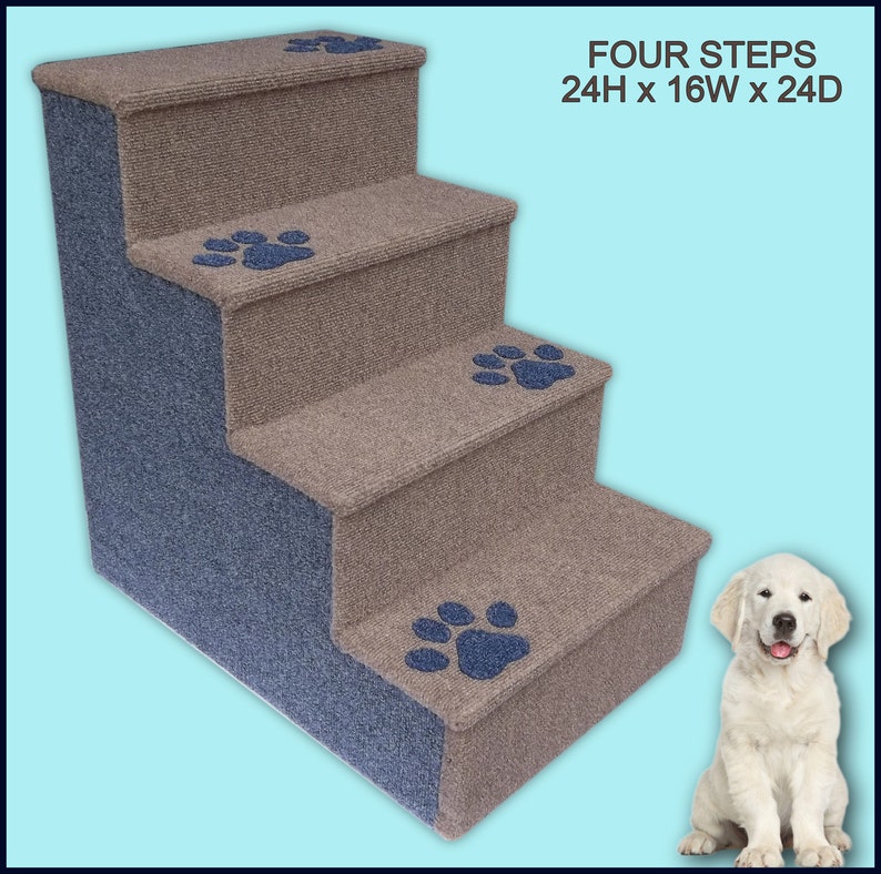 24 Inches Tall Wooden Dog Steps Pet Stairs Etsy