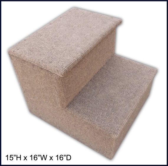 Sturdy Dog Steps Light Beige 15 H X 16 W X 16 Pet Stairs