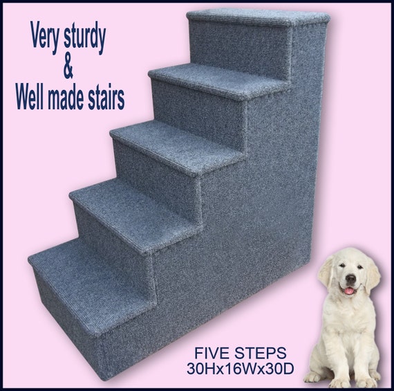 Dog Steps Without Opening. 30 Inches Tall Wooden Dog Steps Pet Stairs. Dogs Steps Doggy Stairs Pet Furniture Puppy Steps. Etsy Israel