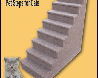 Pet Steps for Cats, eight steps 30 High x 15 Wide x 30 Deep.