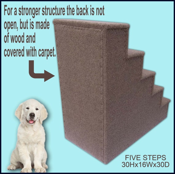 Dog Steps. Doggy Stairs.pet Furniture Dogs Furniture. 30 Inches Tall Wooden Dog Steps Pet Stairs Etsy