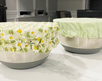 Reusable Bowl Covers for Kitchen, Reversible Bowl Cozy for Bread Proofing or to Prevent Bugs!