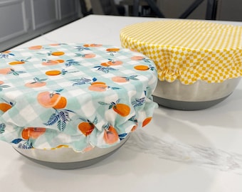 Reusable Bowl Covers for Kitchen, Reversible Bowl Cozy for Bread Proofing or to Prevent Bugs!