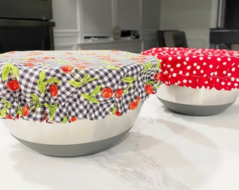 Reusable Bowl Covers for Kitchen, Reversible Bowl Cozy for Bread Proofing or to Prevent Bugs!