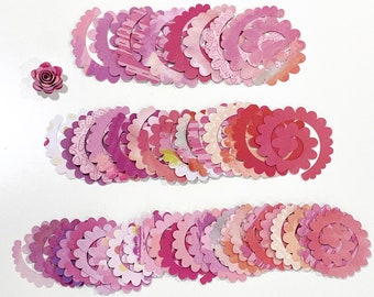 DIY Rolled Flowers Kit for Card Making, Scrapbooks, Crafts and more! DIY Flower Kit, Flower Making Kit 51 pieces