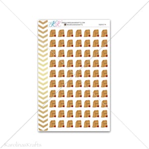 Lunch bag Stickers for planner, calendar! Functional planner stickers school sticker functional sticker food sticker #SQ00274