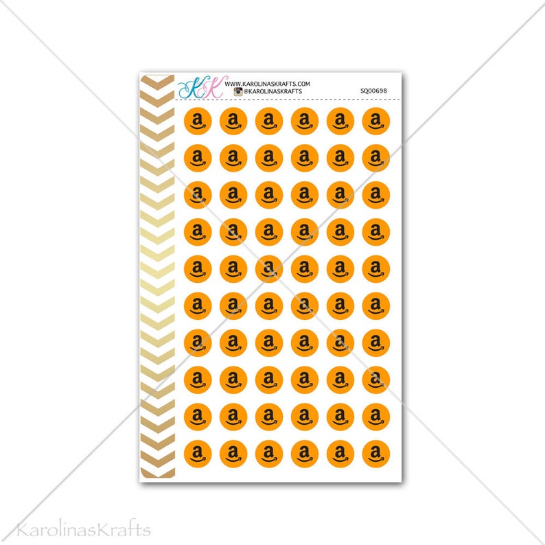 Functional planner stickers to do sticker functional sticker shopping sticker #SQ00698 Amazon Stickers for planner calendar