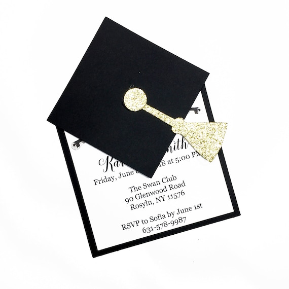 graduation invitation cards graduation invites graduation etsy graduation invitation card