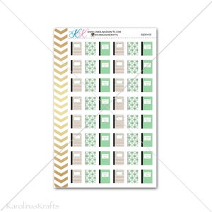 Mint & Gold Notebook Stickers for planner, calendar! Functional planner stickers student sticker functional sticker school sticker #SQ00458