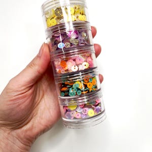 Sequin Mix  Variety Pack, Shaker Confetti Mix for Crafting and Scrapbooking, Sequin Confetti Mix