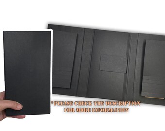 PRE-ORDER Blank Double Waterfall Folio Base Photo Album! Blank Hardcover Photo Album with waterfalls!