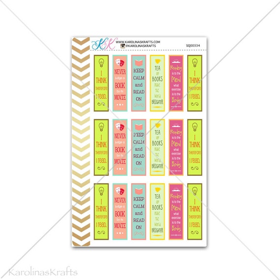 Sticker Sheet Reading Journal Stickers, Calendar, Planner Stickers,  Scrapbook Stickers, Book Stickers, Cozy Art, Illustration, Reading 