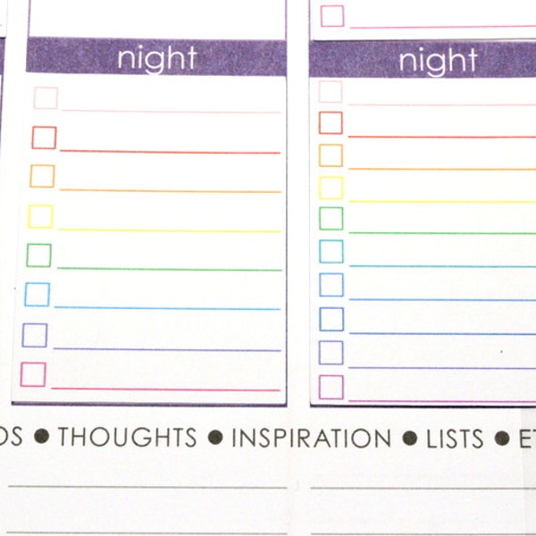 20 Box Checklist Adhesive Squares! Perfect for your planner! #SQ00131