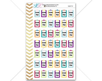 Lesson Plan Stickers for planner, calendar! Functional planner stickers school sticker functional sticker teacher sticker #SQ00732