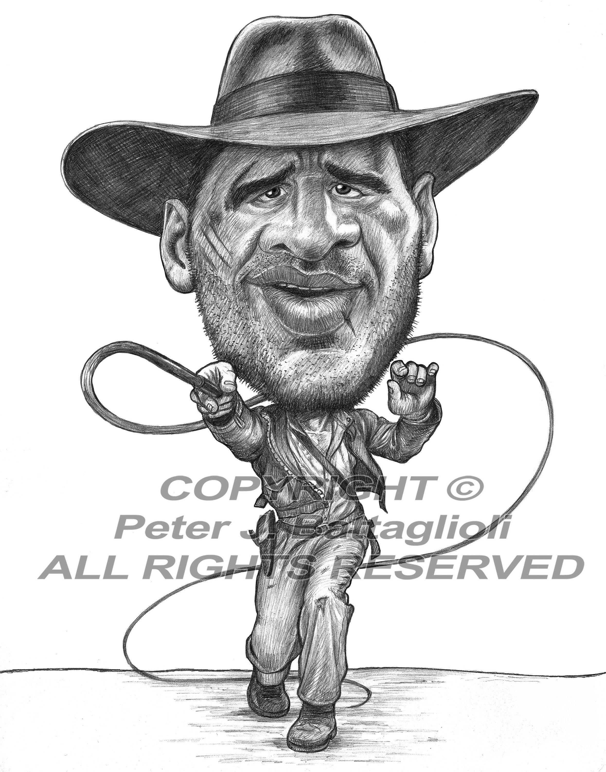 Indiana Jones Caricature Art Print Limited Edition - Etsy Indiana Jones Caricature Art Print Limited Edition - Etsy