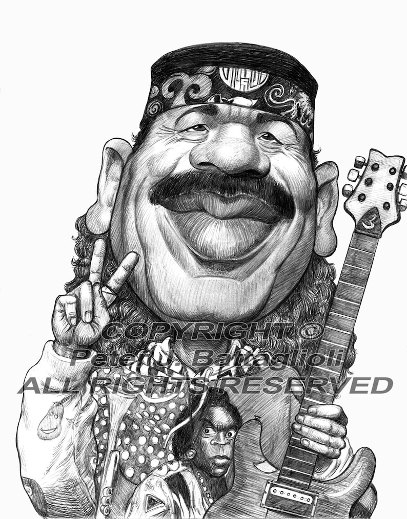 Carlos Santana Decal FREE US SHIPPING
