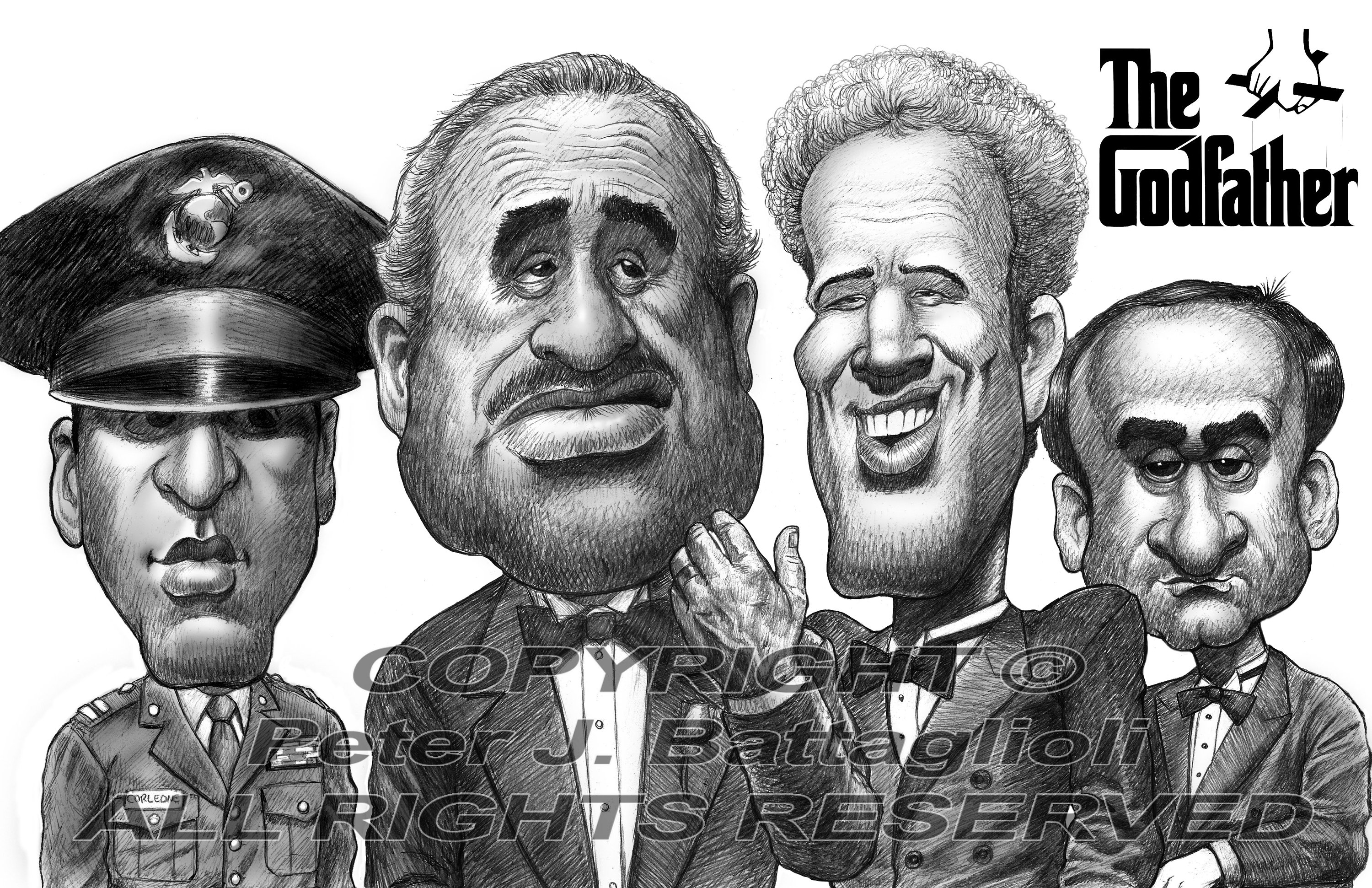 Godfather Caricature Limited Edition Art Print by Battaglioli - Etsy Godfather Caricature Limited Edition Art Print by Battaglioli - Etsy