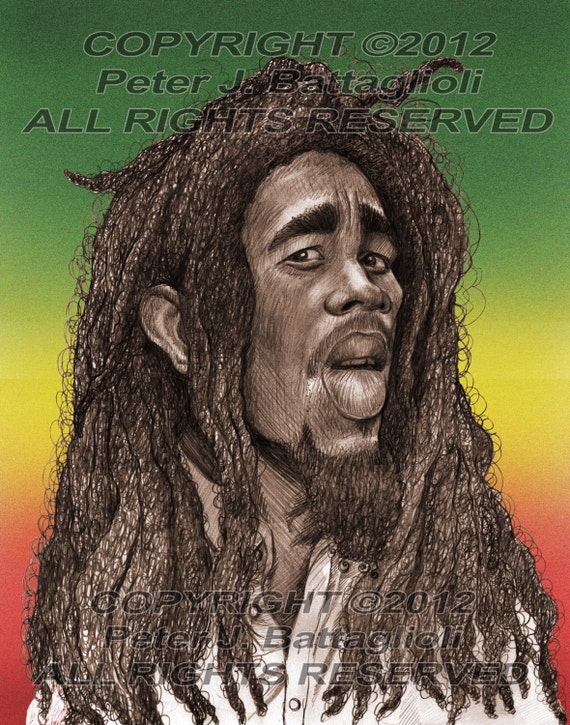 Bob Marley 2 Caricature Art Print Limited Edition - Etsy UK Bob Marley 2 Caricature Art Print Limited Edition - Etsy UK