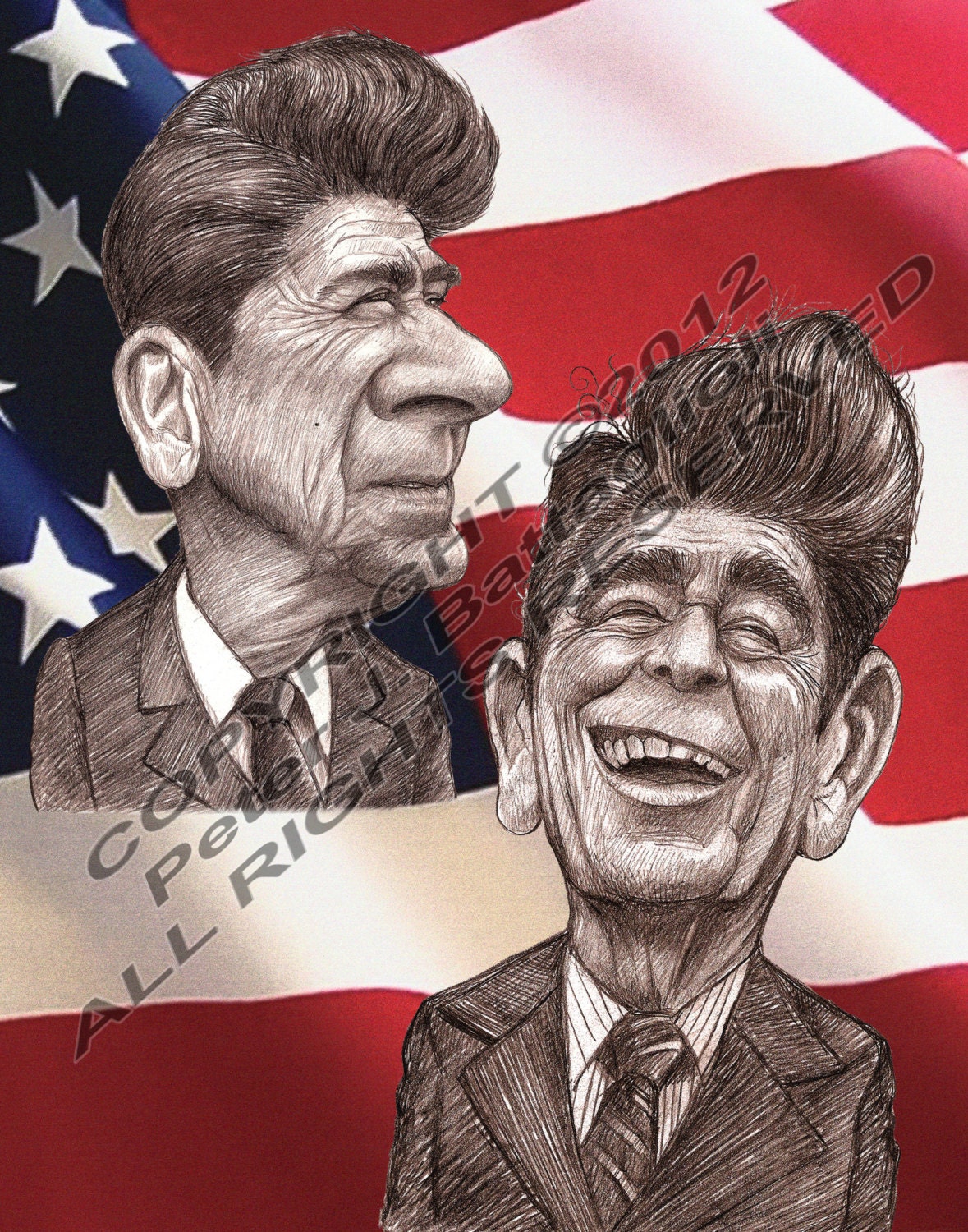 Ronald Reagan (1911-2004) - Président des États-Unis et ancien acteur