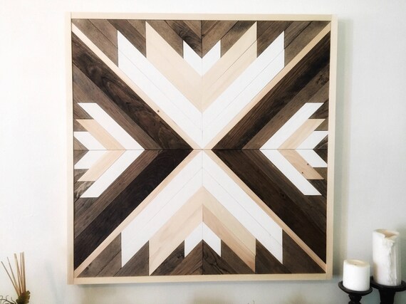 Items similar to Reclaimed wood wall art, wood wall decor, farmhouse