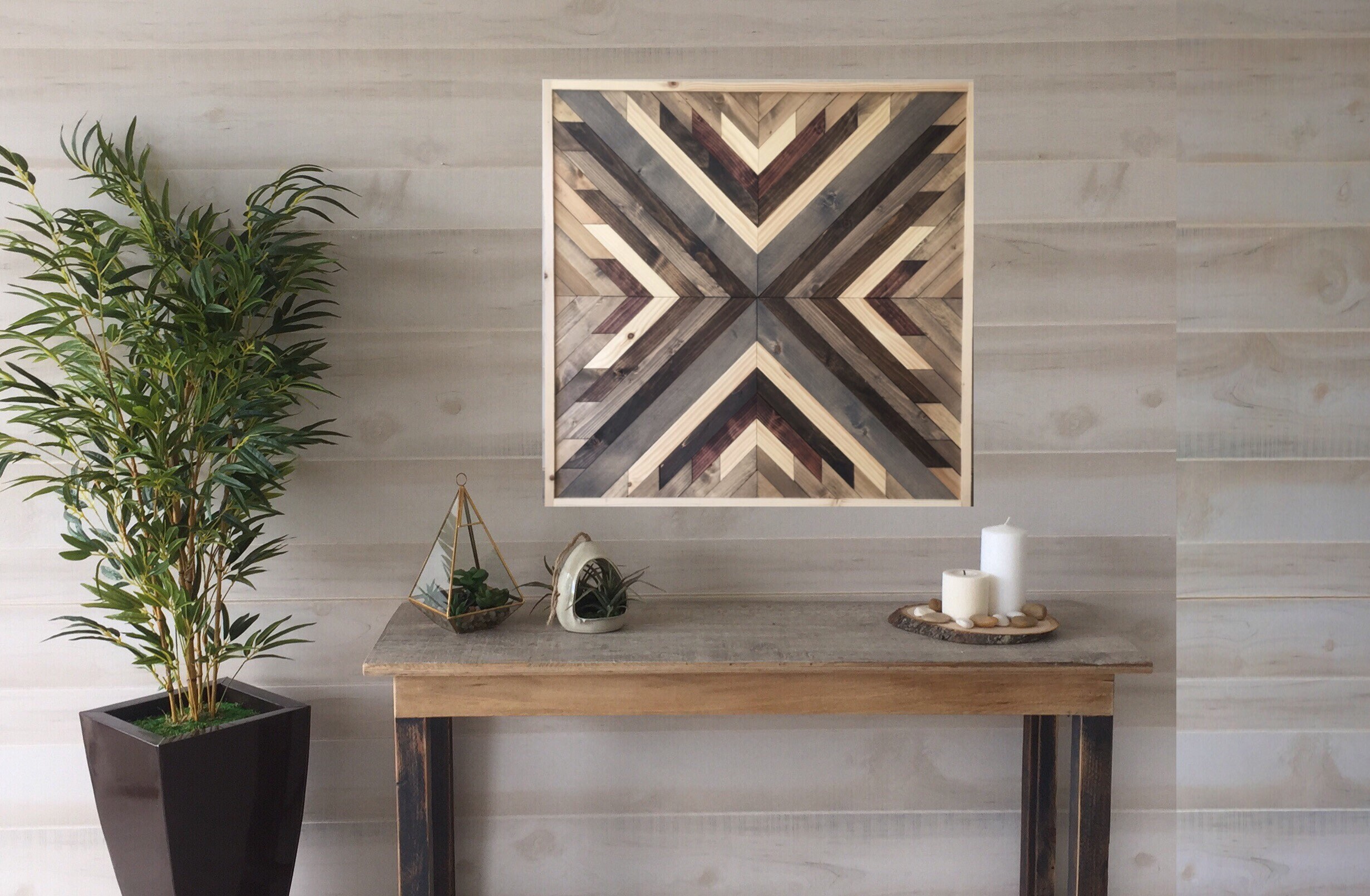 Wood wall art, wall art, wood wall decor, southwest decor, modern wall
