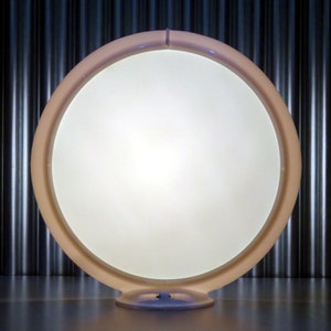 Blank White Face Advertising Globe - Gas Pump Globe for your office, man cave or garage.