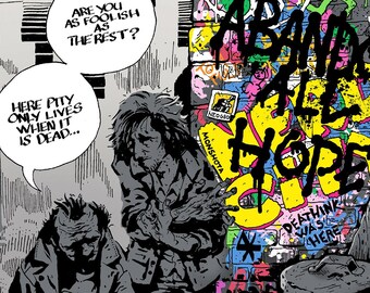 SIGNED "Abandon All Hope" 18x12 Poster