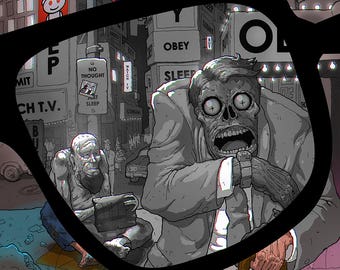 SIGNED "They Live" 12x18 Poster