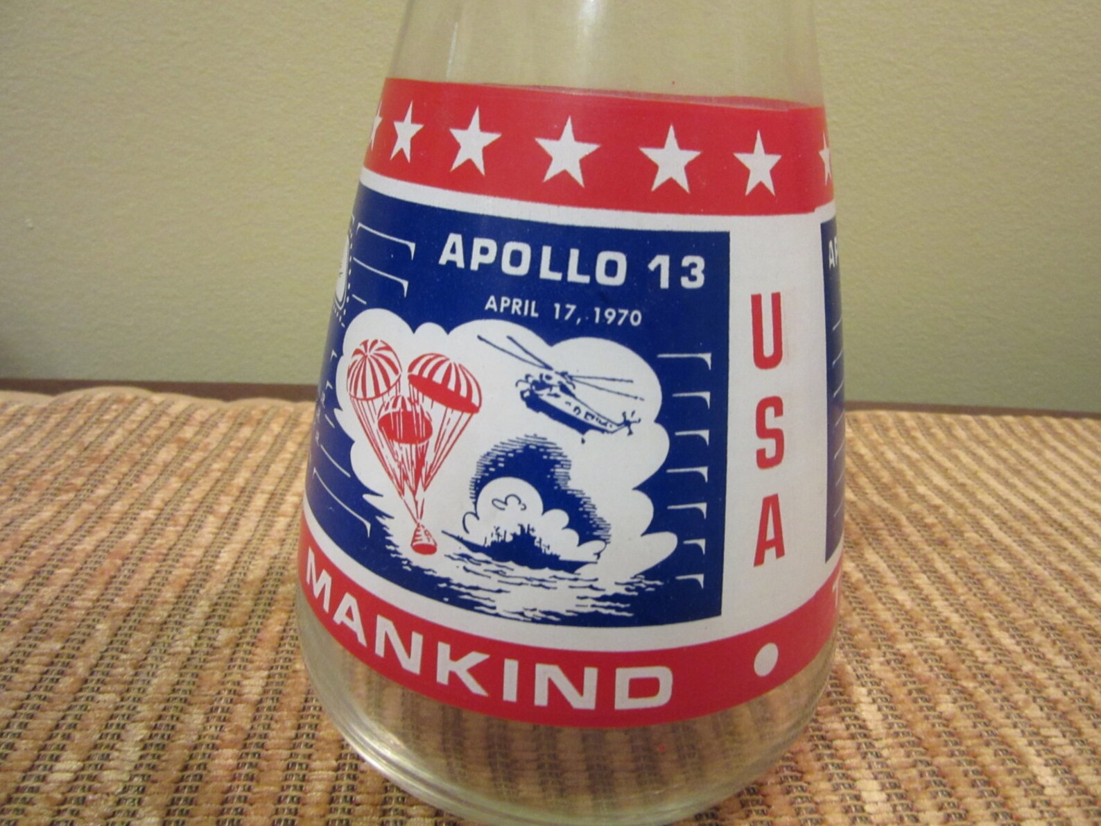 Apollo Glass Decanter Apollo 11 12 and 13 1969 to 1970 Etsy