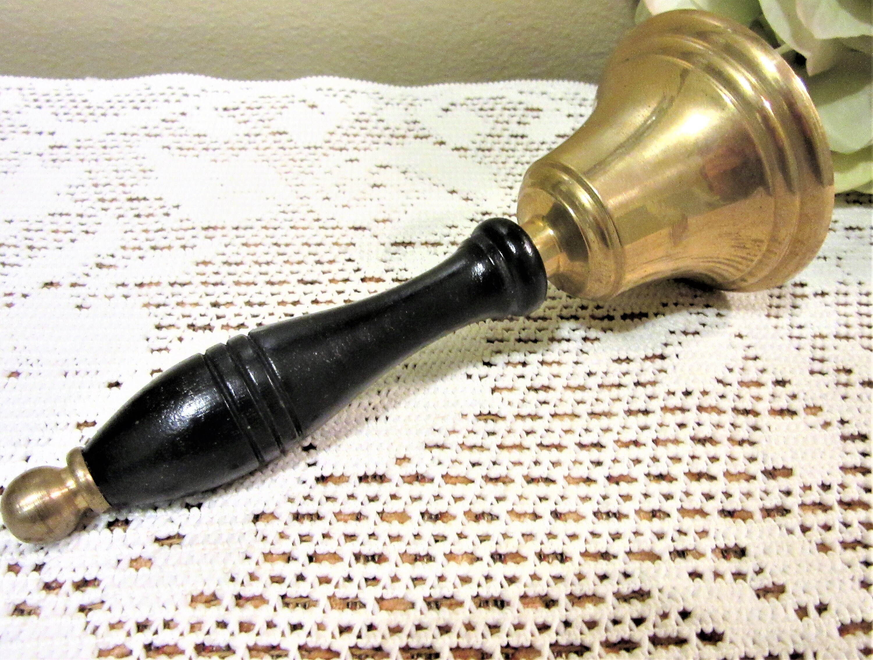 Teacher Gift Bell Brass Bell School Bell Vintage Bell Etsy