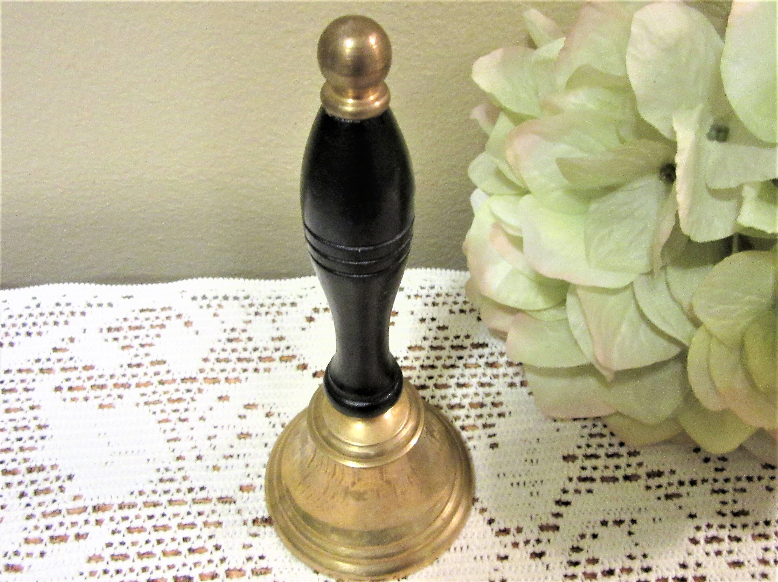 Teacher Gift Bell Brass Bell School Bell Vintage Bell Etsy