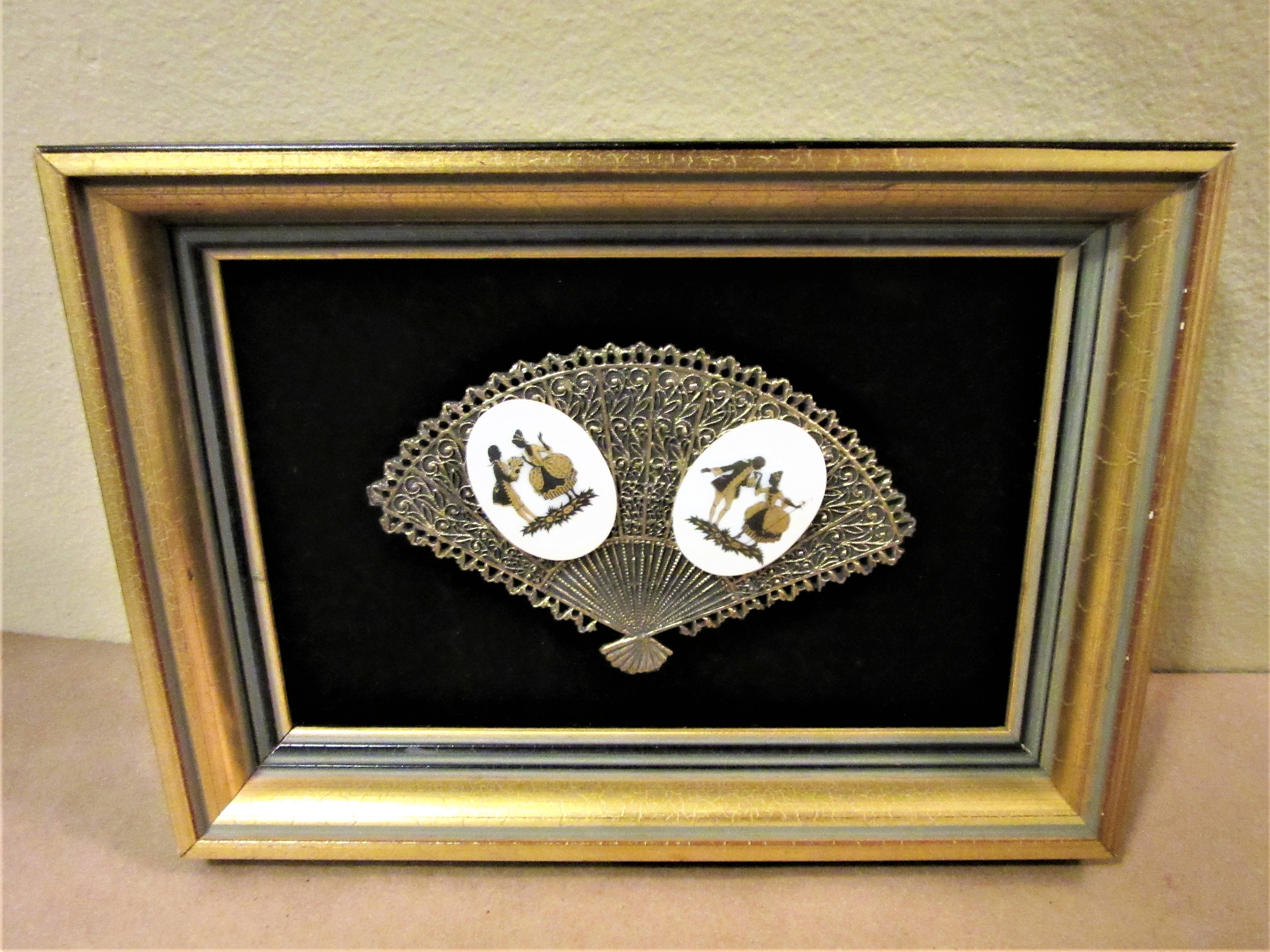 Framed Art Wall Decor Victorian Decor Mid Century E A Riba Etsy