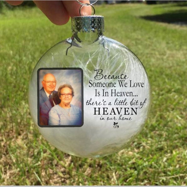 Personalized Christmas ornaments-photo Christmas ornament-memorial ornament-keepsake ornament-remembrance ornament-memorial gifts