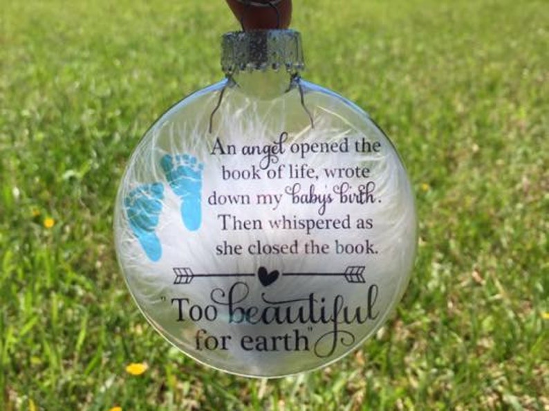 Infant Loss Ornament Memorial Baby Ornament Pregnancy Loss Etsy