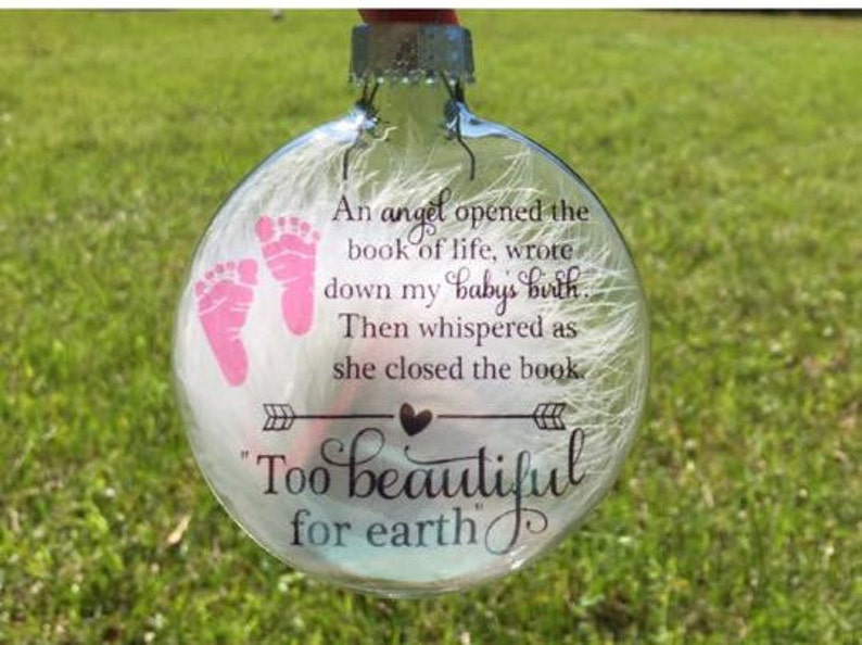 Baby Memorial Ornament Miscarriage Keepsake Baby Loss Etsy