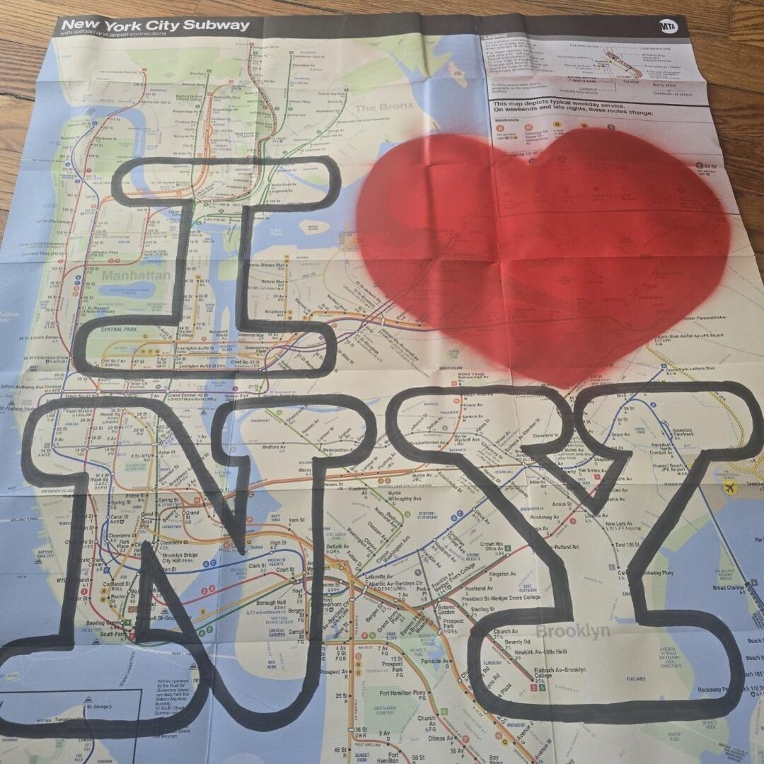 NYC Custom Subway Map - Etsy