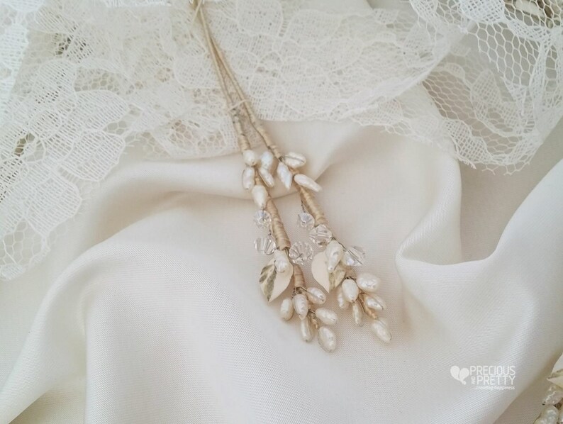 Wedding Crowns Greek Stefana Pearl Orthodox Crowns Rough Pearls Stefana Tiaras Stephana