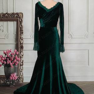 green emerald velvet dress Harbor Green Crushed Velvet Wrap Detail Midi Dress – Girl In Mind main image 1