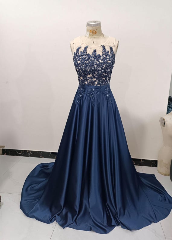 pale blue and gold dress Colette CL5136 Dress | Colette Dresses