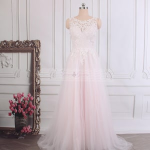 etsy pink wedding dress Pink Wedding Gowns