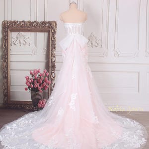 etsy pink wedding dress I love an unconventional bride. Pale pink is such a lovely choice if you are looking to steer clear of the traditional white. I've just added this 1980s gown to my Etsy