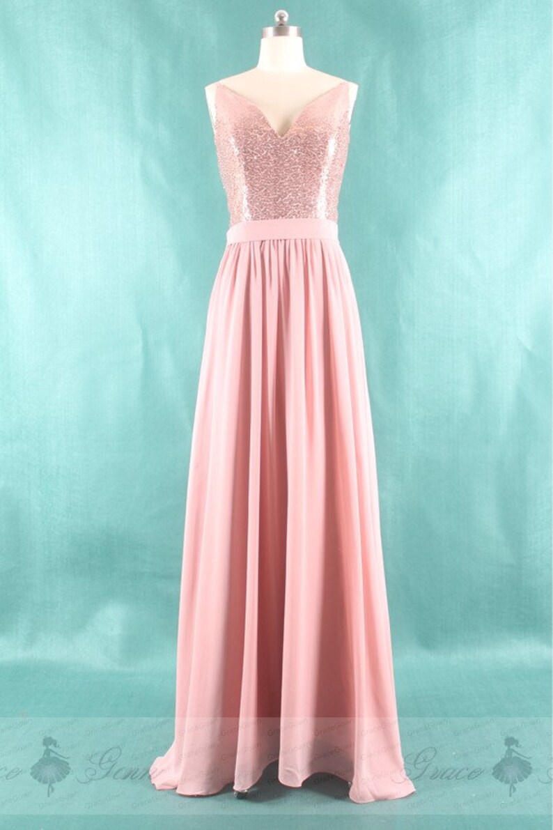Dusty Rose Bridesmaid Dress Plus Size DressSpaghetti Strap Etsy