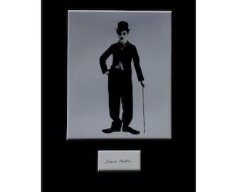 チャーリー・チャップリン サイン入りページ＆写真 - キッド - COA付き