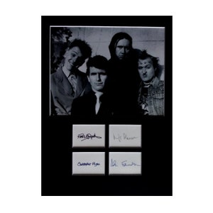 The Young Ones autograph photo display Rik Mayall Ade Edmondson TV Comedy