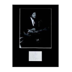 BOB DYLAN AUTOGRAPH fotoweergave