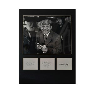 Only Fools and Horses AUTOGRAPH photo display David Jason Nicholas Lyndhurst